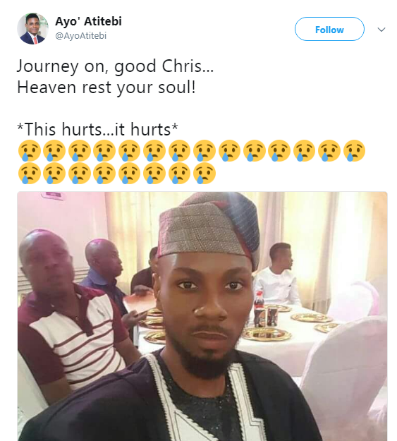 Young Nigerian Man dies