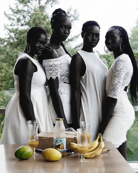 Charcoal Dark Sudanese Beauties
