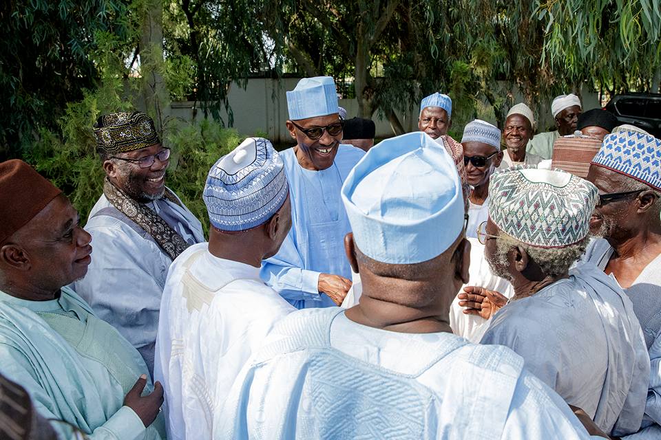 president buhari receives classmates