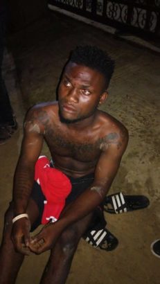 tattooed nigerian ghana returnee caught stealing shirts