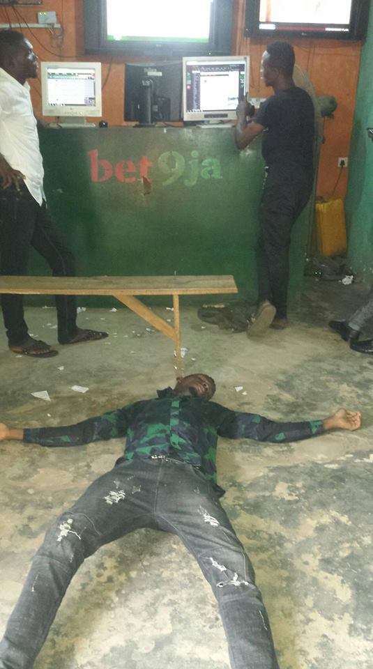 Nigerian Guy faints