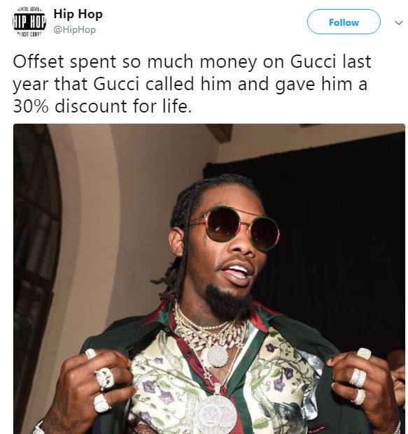 Gucci Gifts Offset