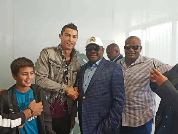 Wike meets Ronaldo