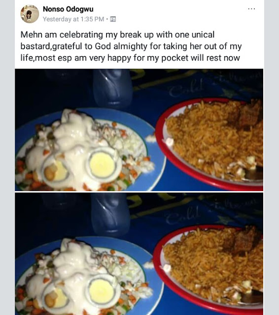 Nigerian Guy Celebrates Breakup