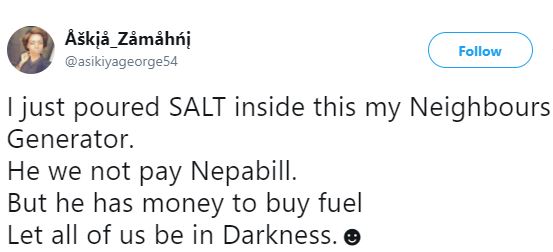Lady Pours Salt