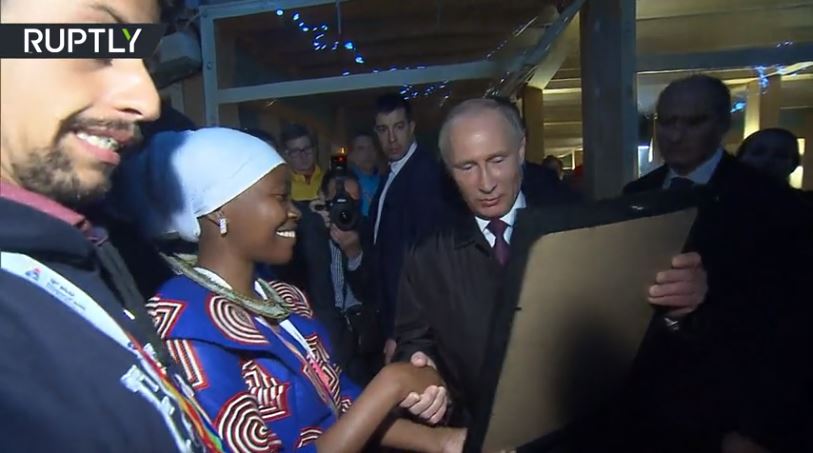 Vladimir Putin Tells Nigerian Student