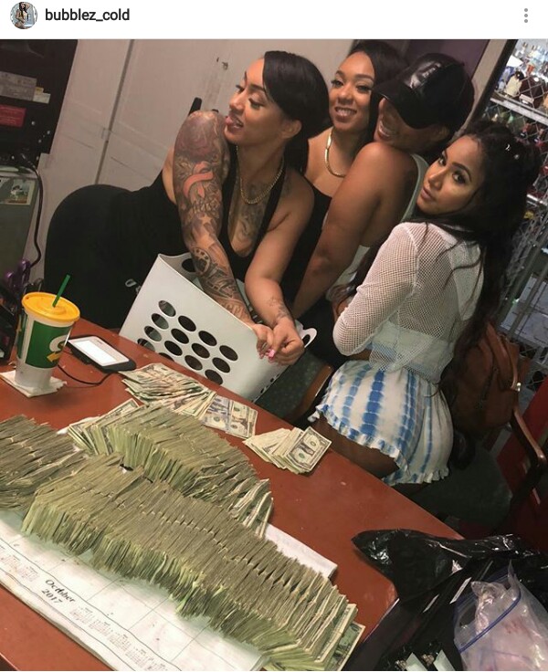 Stripper Flaunts Money