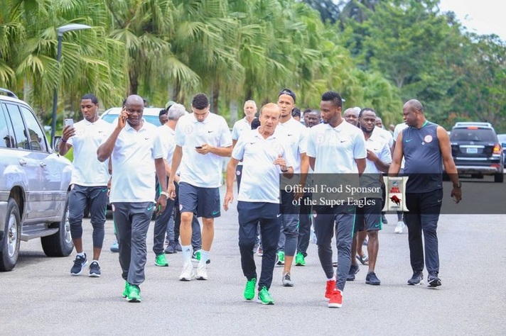 Super Eagles stroll