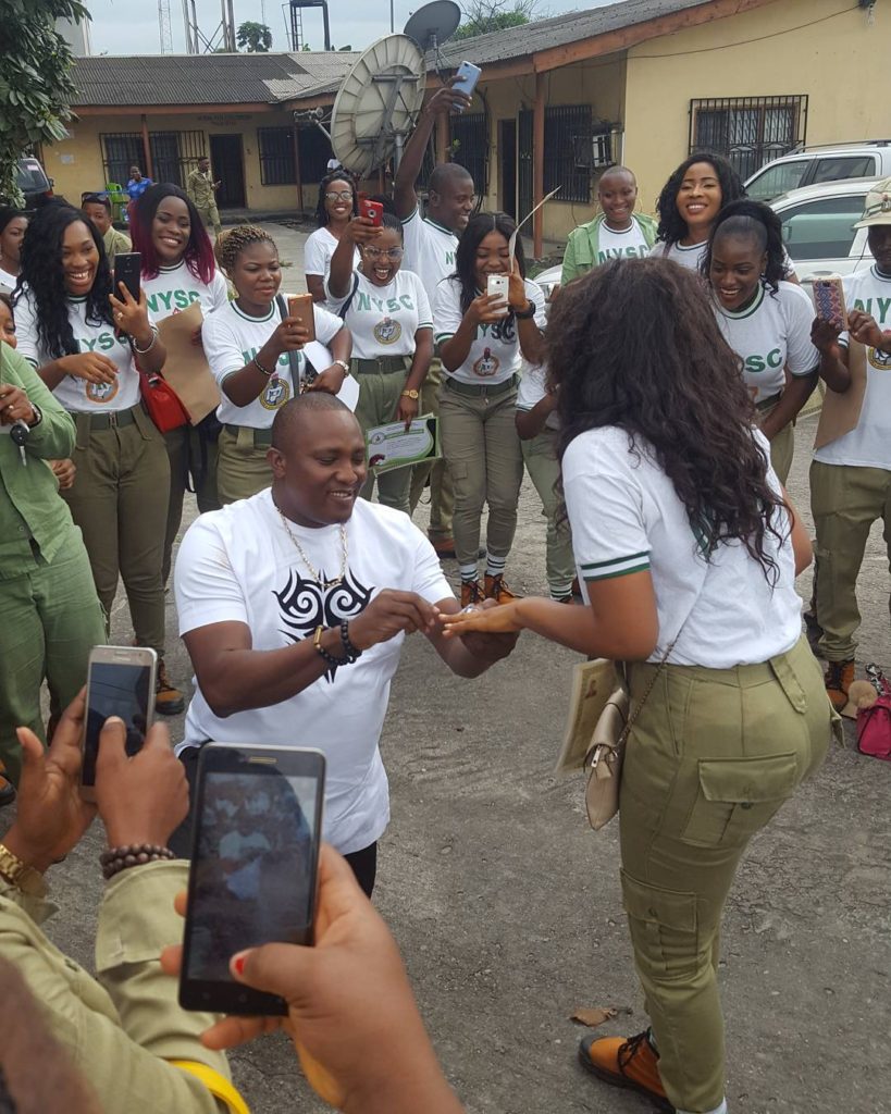 Nigerian lady gets surprise proposal