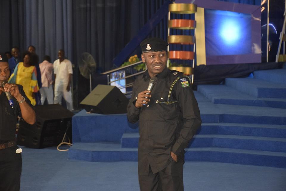 Apostle Suleman rocks police uniform
