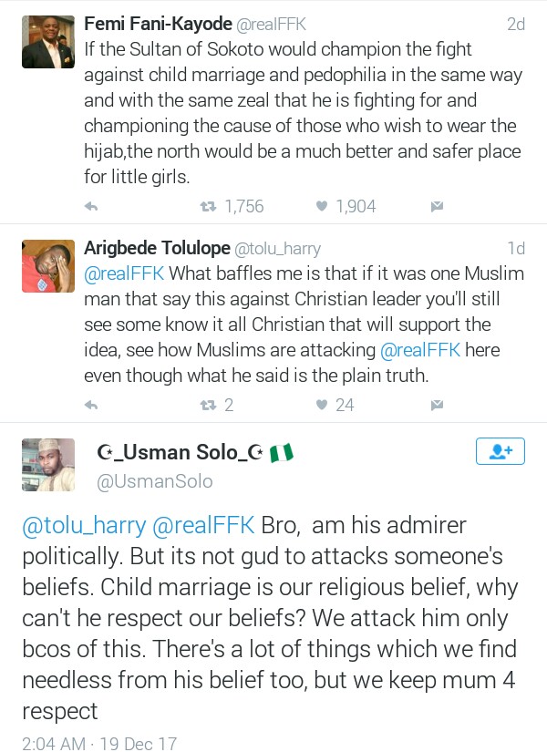 Nigerian Muslim Man Says