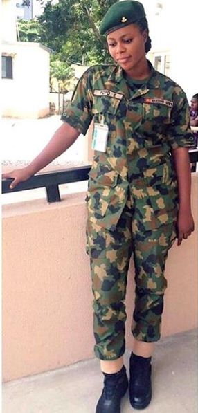 Nigerian female soldier