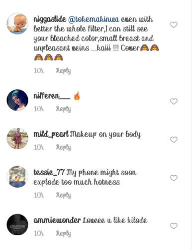 Toke Makinwa's Cleavage-Baring Photos