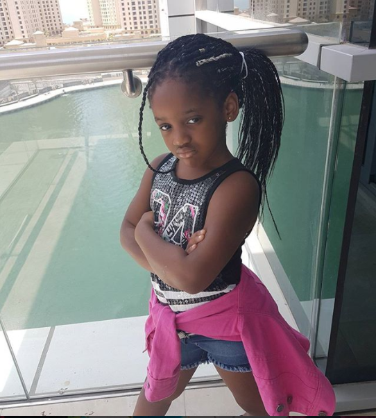 annie idibia second daughter olivia turns 4