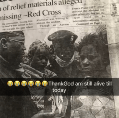 Ikeja Cantonment Bomb Blast Survivor