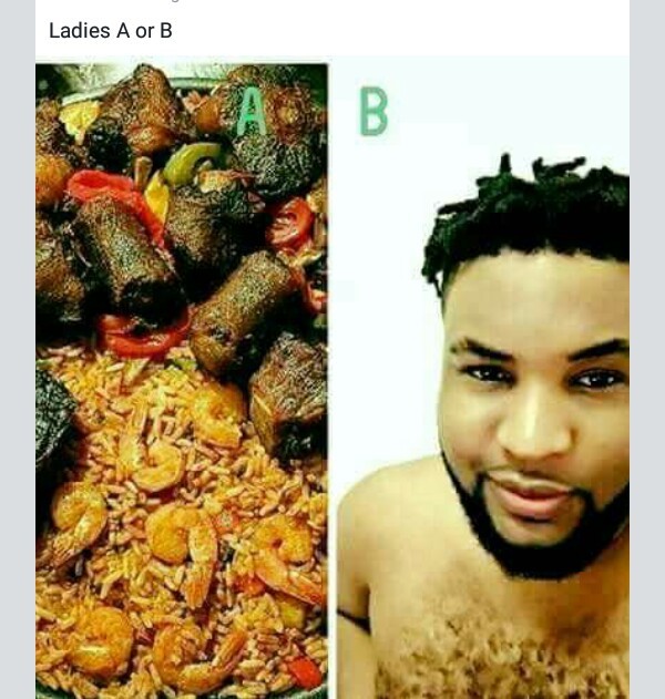 ladies choose jollof rice