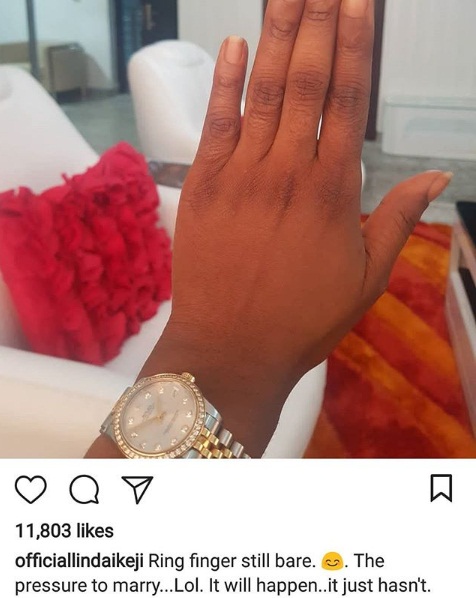 Linda Ikeji shuts down Engagement rumors