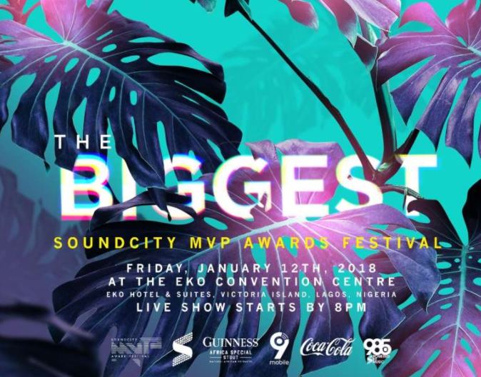 Soundcity MVP Awards Winners List