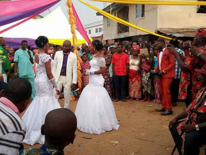 Man weds two women