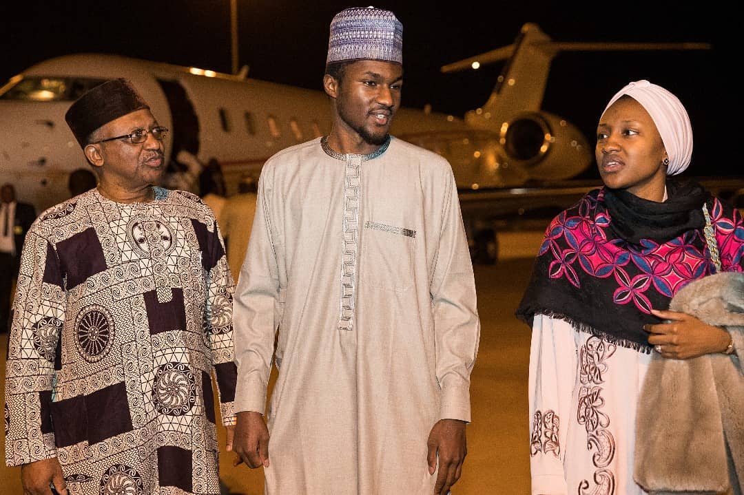 Yusuf Buhari arrives Nigeria