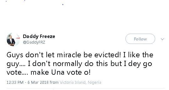 Daddy Freeze campaigns