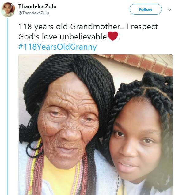 118 year old Grandmother