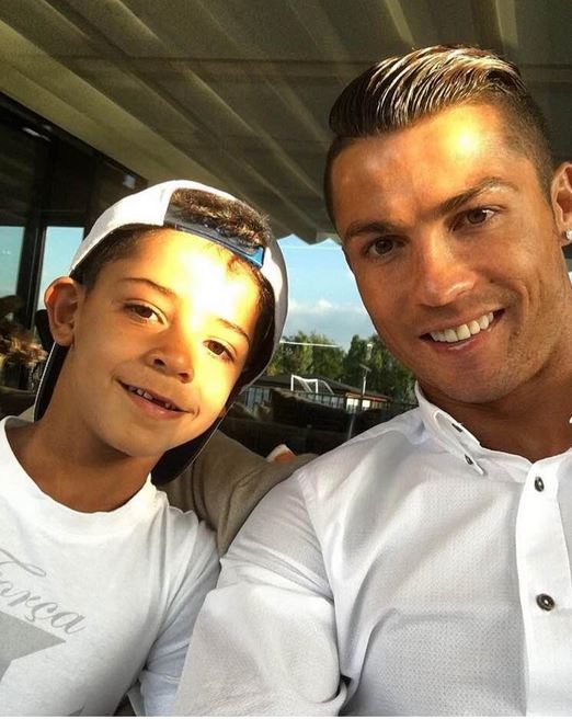 Christiano Ronaldo Shares Lovely Selfie With His Son.