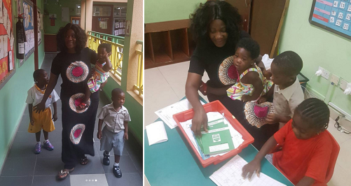 Mercy Johnson visits