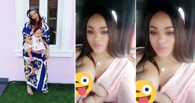 Adaeze Yobo Breastfeeds