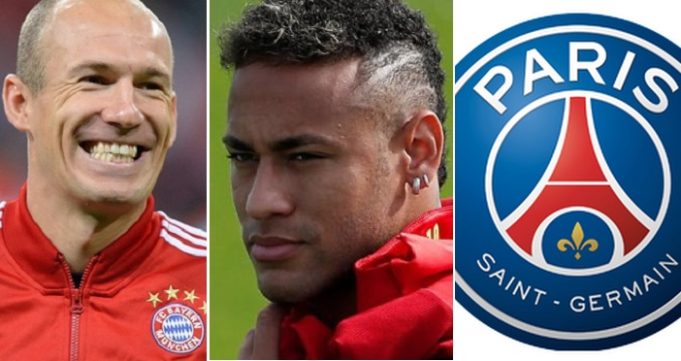 arjen robben mocks paris saint germain