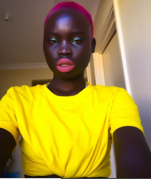 Meet 19-year-old dark-skinned model, Florence Baitio (photos ...