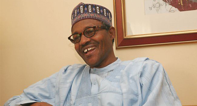 President Buhari jokes