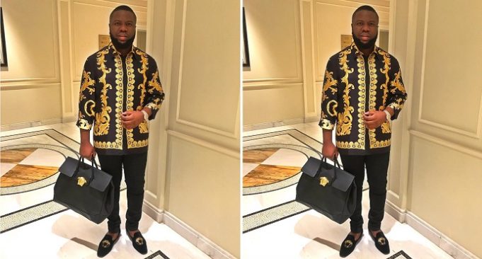 Hushpuppi Rocks Versace