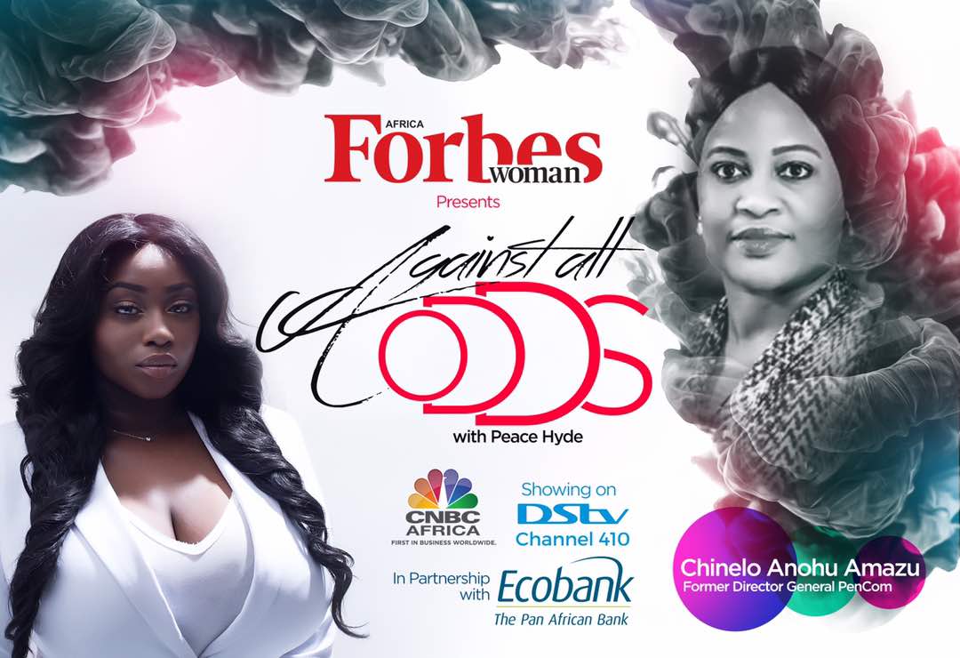 Inspirational! Chinelo Anohu-Amazu on Forbes Woman Africa Against All Odds with Peace Hyde