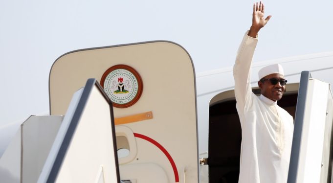President Buhari departs Nigeria