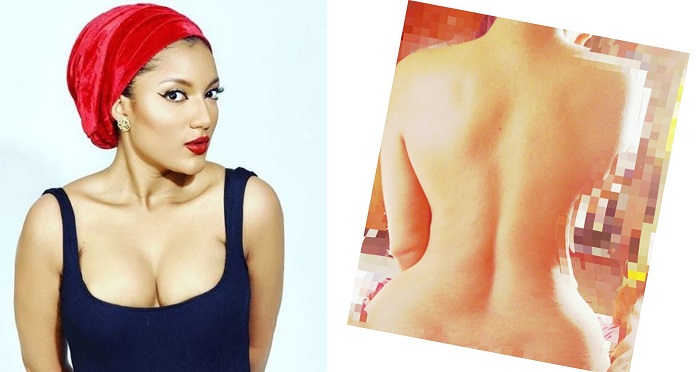Bringing Sexy Back! BBN’s Gifty Flaunts Bare Back And Butt In Kinky New Photo.