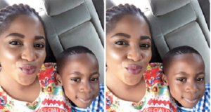 grace amah shares cute photo