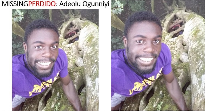 Nigerian Man Declared Missing