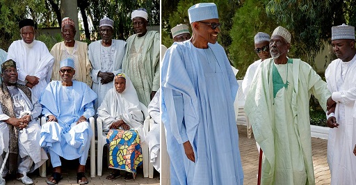 president buhari receives classmates