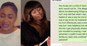 Tonto Dikeh curses Azuka Ogujiuba