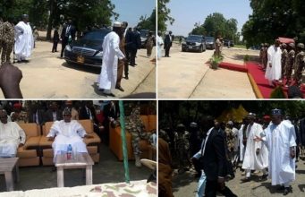 President Buhari lands Borno