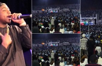 Davido perform