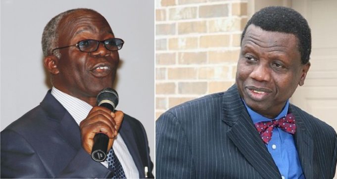 Femi-Falana-pastor-adeboye Femi Falana Shades Pastor Adeboye