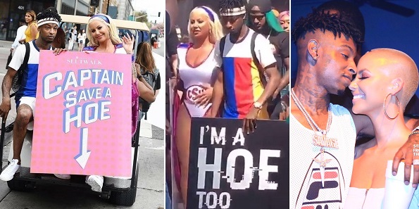 21 savage supports Amber Ros