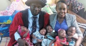 Nigerian Woman Welcomes Quintuplets