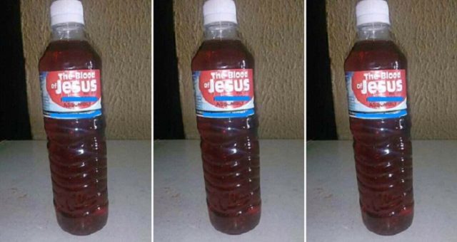 blood of jesus drink
