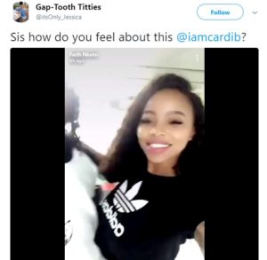 Cardi B dumps boyfriend, Offset after a video of him and South African