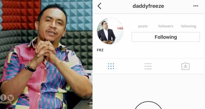 “My Instagram Account Has Been Hacked” – Daddy Freeze Declares.
