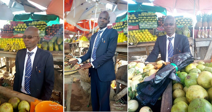 Fruit Seller Spotted Wearing Suit