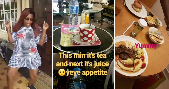 Awww! Mama Bear Funke Akindele Experiences Uncontrollable Pregnancy Appetite. (Photos)